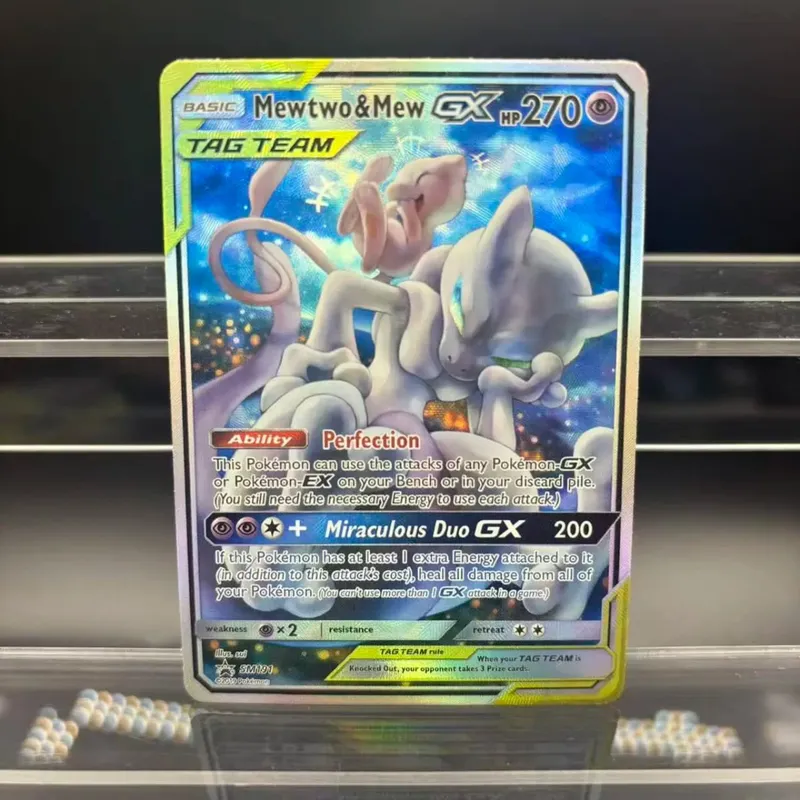 DIY Collection Cards Zekrom Umbreon Espeon Mewtwo GX EN Self Made Single Card Classic Game Anime Card Gift Toy