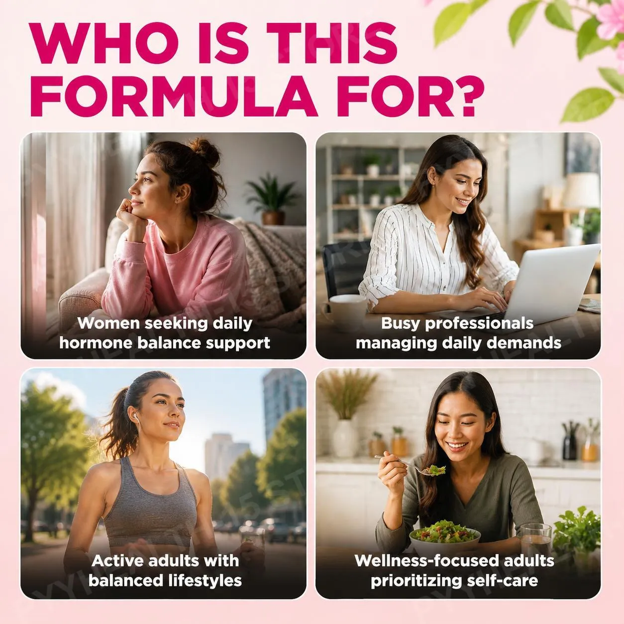 PMS Support Gummies with Chasteberry Vitex Dong Quai Vitamin B6 & Lemon Balm for Women's Monthly Wellness & Mood 60 Gummies