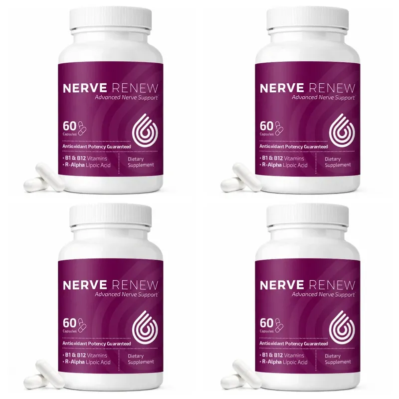 Nerve Renew Advanced Nerve Support Supplement - Natural Relief for Nerve Discomfort with R-Alpha Lipoic Acid & Vitamin B Complex