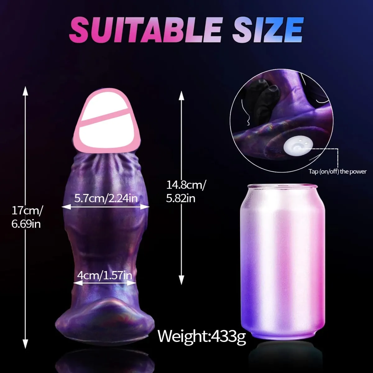 Realistic Wearable Butt Plug Silicone Dildo With Remote Control 10 Frequency Vibration Prostate Massager Anal Plug Adult Sex Toy