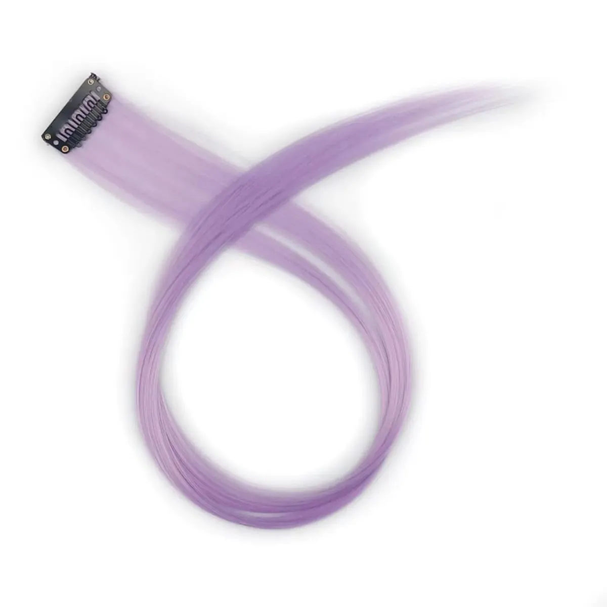 45cm Straight Clip‑on Synthetic Hair Pieces One‑Piece Bright Color Hair Extension Clips DIY Cosplay Hair Accessories