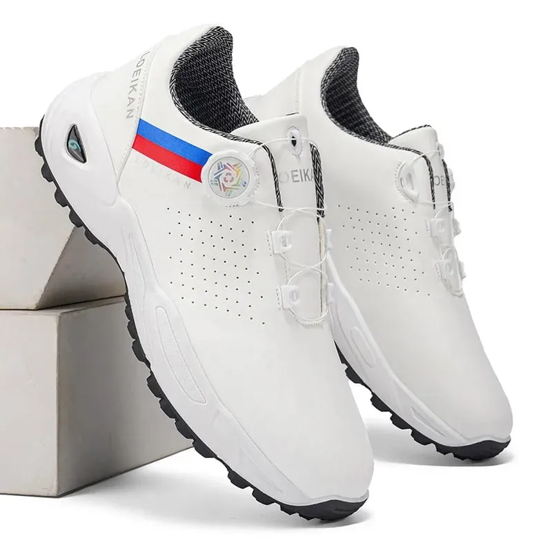 Men's Golf Shoes | Quick-Button Closure | Non-Slip Spikeless Golf Sneakers