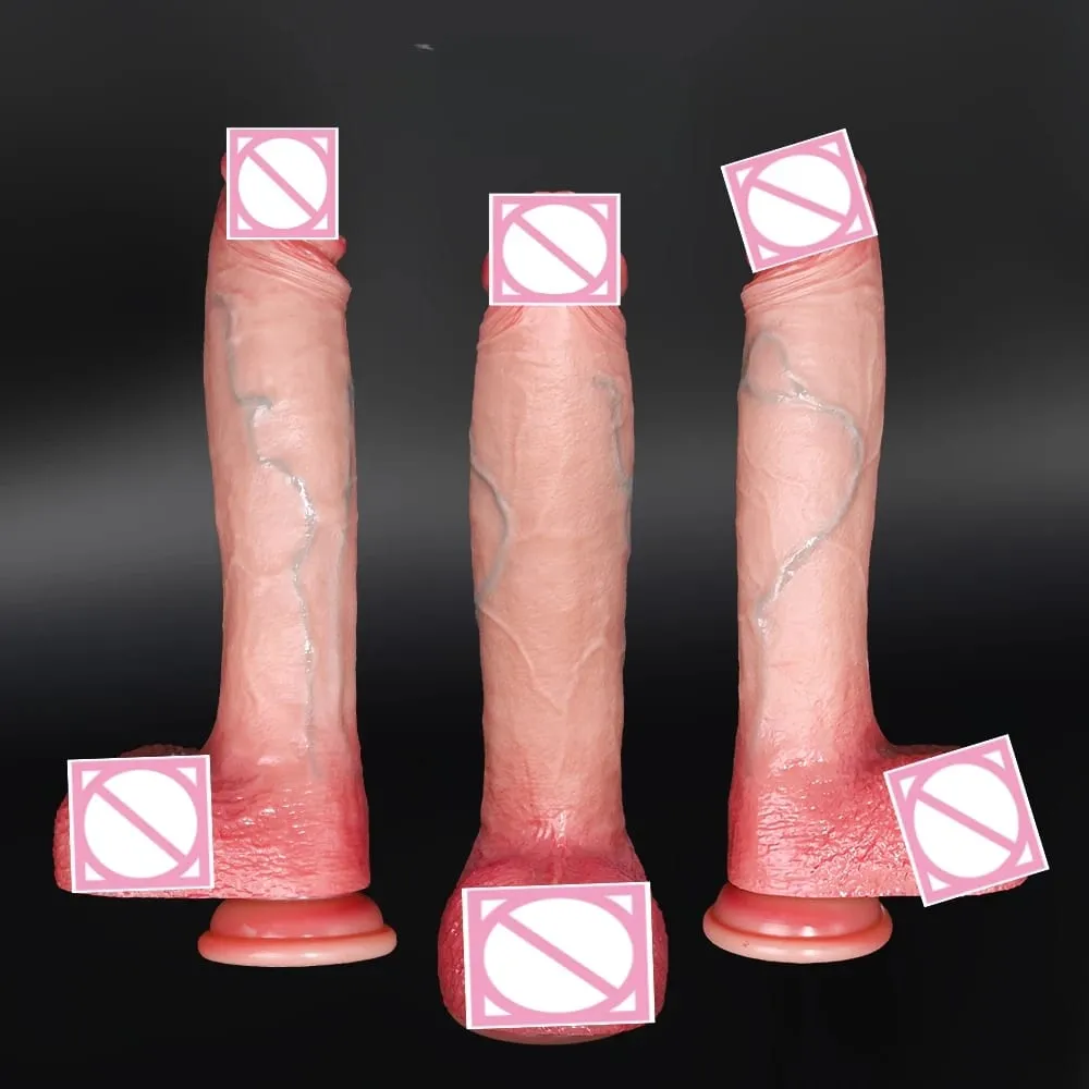 Realistic Silicone Suction Cup Dildo Telescopic Thrusting Vibrator Heating Remote Strapon Adult Sex Toys for Women Couples