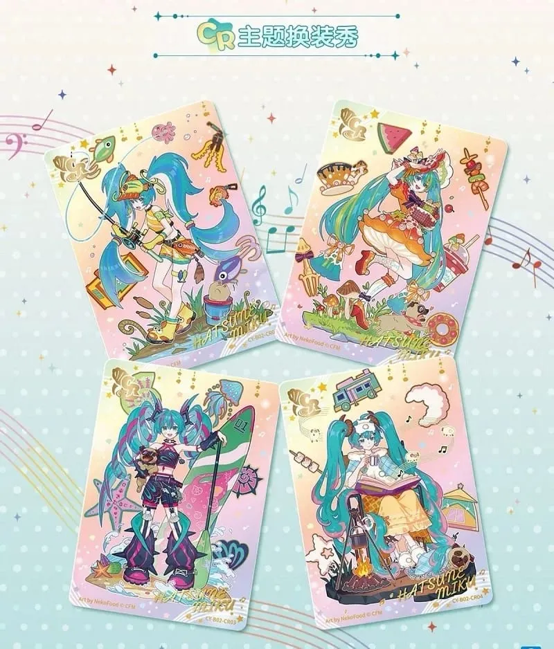 Original Hatsune Miku Card Charm Pack Shining Superstar Party Show Cards CR OR UTR Rare Collection Card Toy — image 2