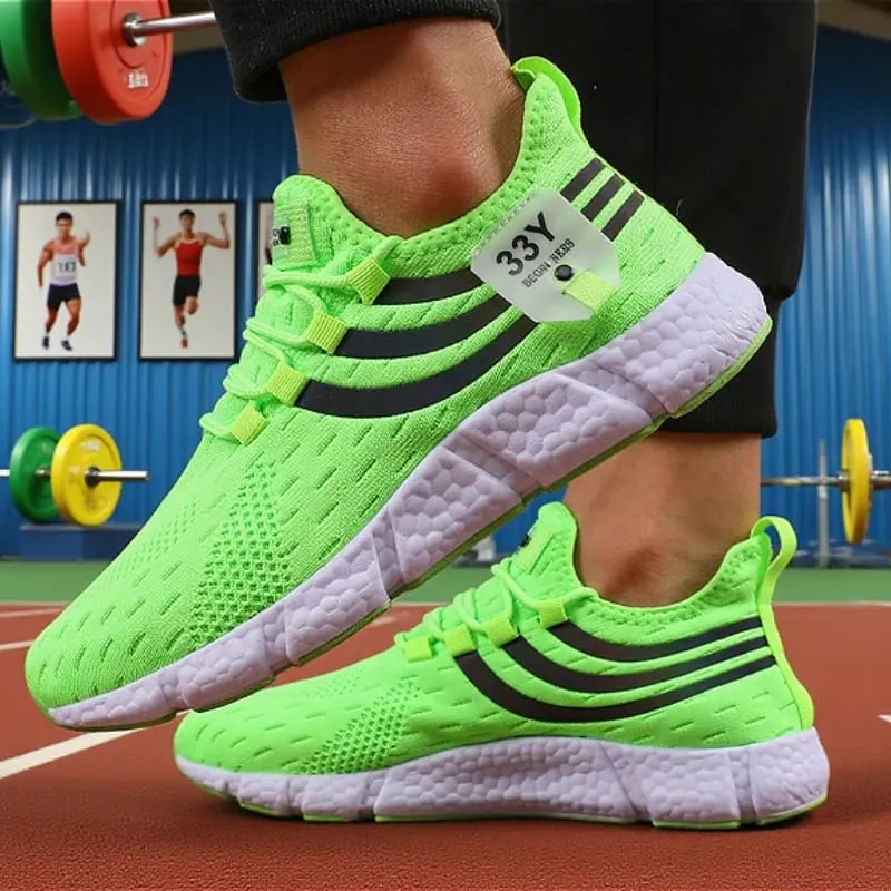Men's Mesh Sneakers Lightweight Comfortable Soft Breathable Running Shoes Athletic Jogging Tenis Multi Colored Walking Shoes Men