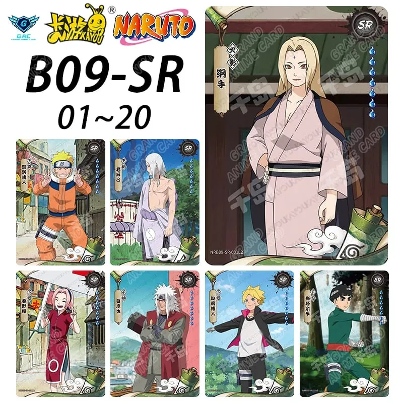 Kayou Naruto New T4W8 T2W9 Anime Rare Card Full Series ASP BP PU HR AR CR MR UR Complete Set Anime Collection Card Kids Toy Gift — image 8