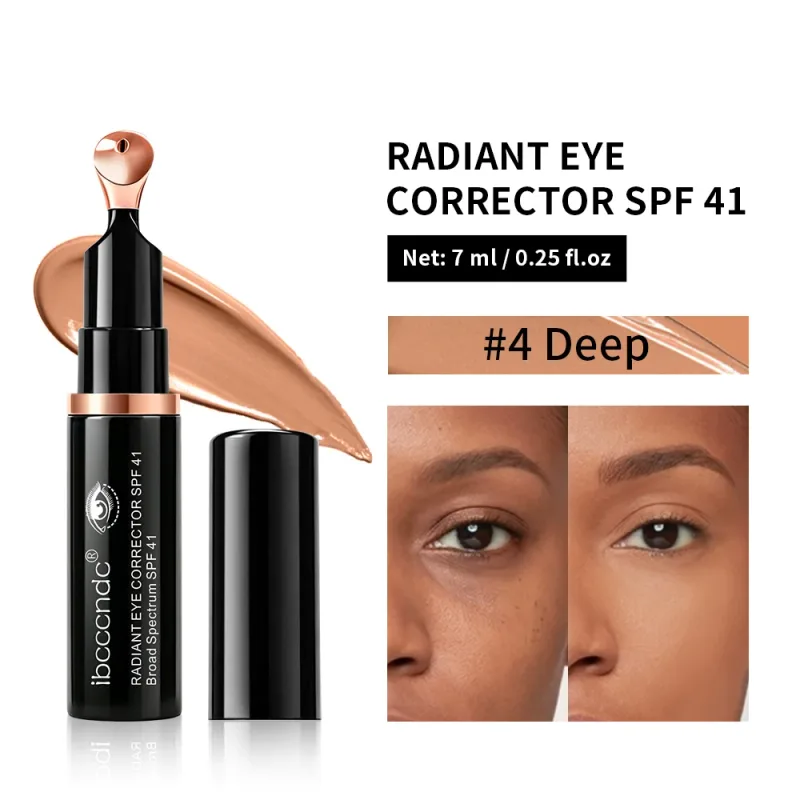 Color Correcting Eye Concealer SPF 41 Peptide Ceramide Anti-Aging Dark Circle Brightening Pump Cooling Massage Head