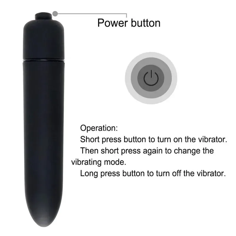 Mini Bullet Vibrator til kvinder Stærk vibrerende analprop Vagina Massager Støbende Æg Onani Sexlegetøj til Par 18+