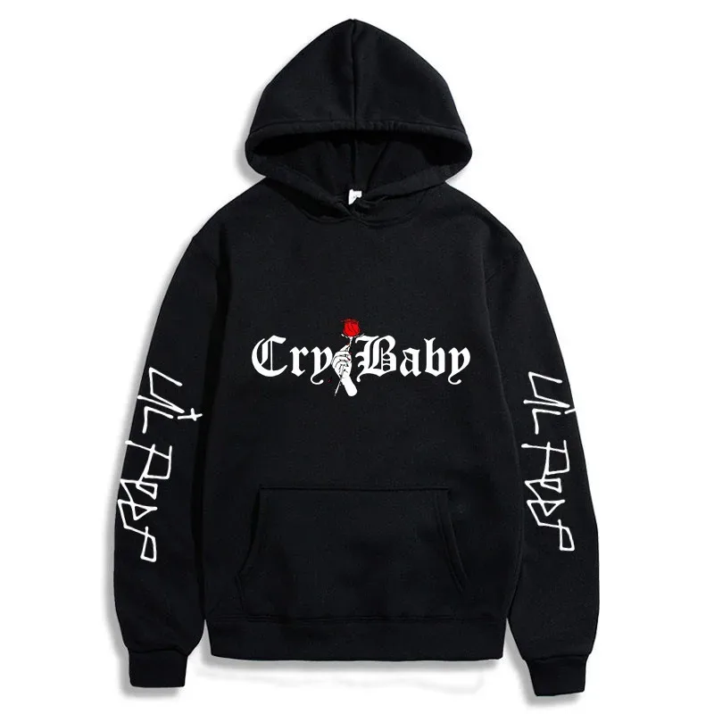 Men's Lil Peep Hoodie – Emo Rap Fan Pullover with "Lil Peep" Sleeve Text – Cozy Unisex Streetwear for Concerts casual Wear — image 19