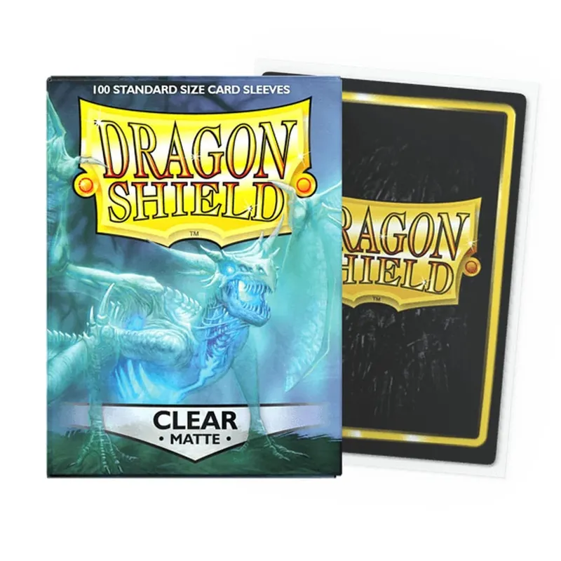100 Stück/Karton, 66 x 91 mm, Standardgröße, Demark Dragon Shield, matte Kartenhüllen für MTG/PKM/YGO/TCG-Brettspielkarten