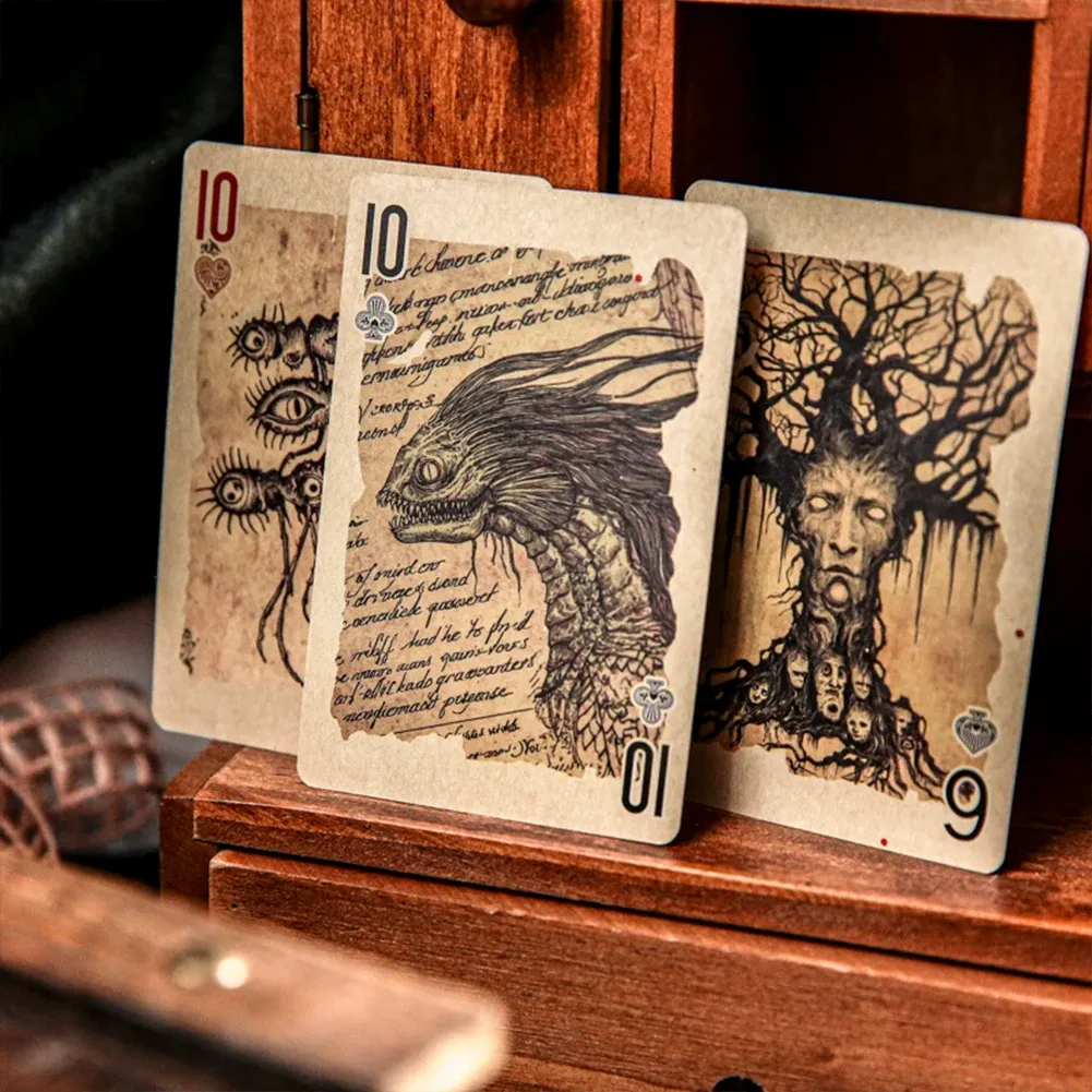 For Cthulhu Mythos Playing Cards High-Value Monster Illustrated Cards for Friends' Gatherings Board Game Cards Poker Cards