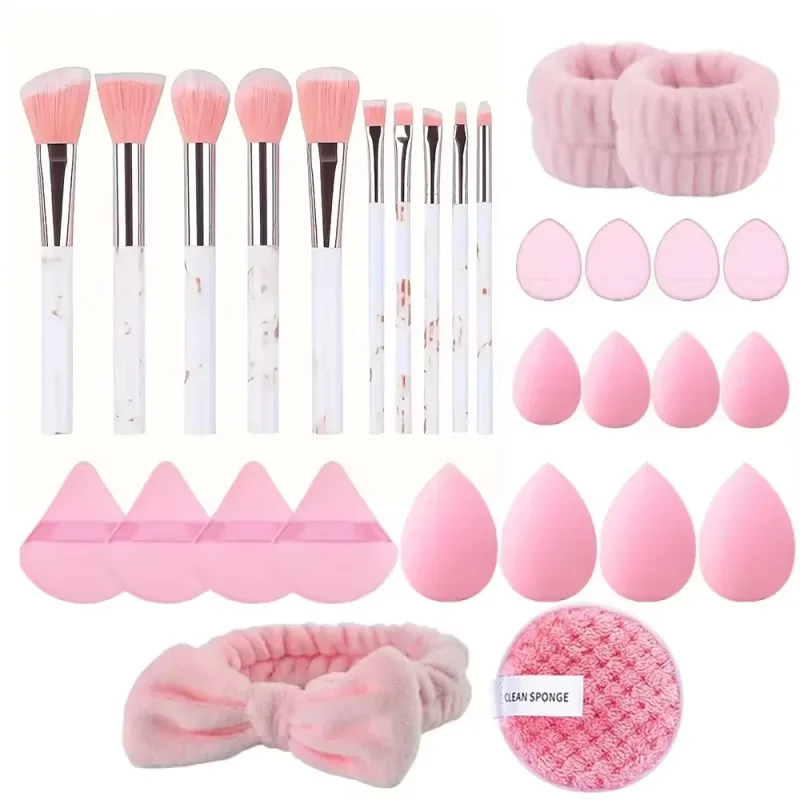 Makeup Brushes Set Premium Synthetic Kabuki Brushes Foundation Concealer Powder Blush Blending Face Eyeshadow Cosmetic Brushes S