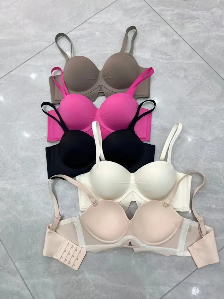 Sexy Seamless Push up Bra No Underwire Small Breast Gathering Anti-sagging Comfortable Lingerie for Women
