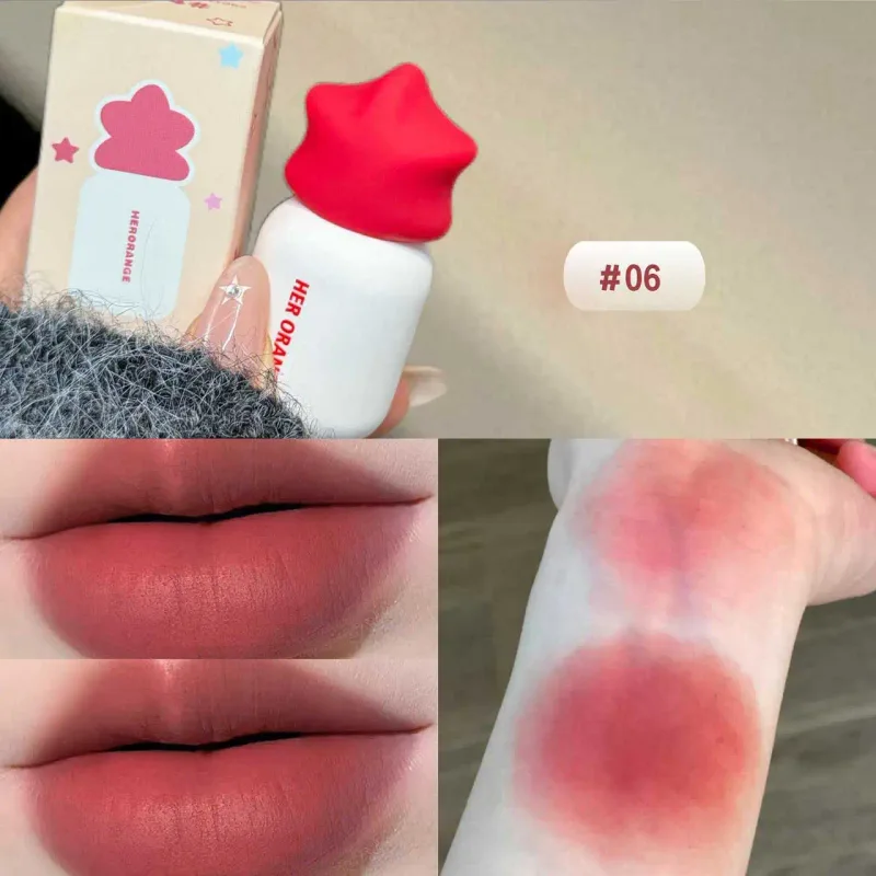 Boue à lèvres mate douce Herorange, ne sèche pas, longue tenue, pour les déplacements quotidiens, maquillage abordable