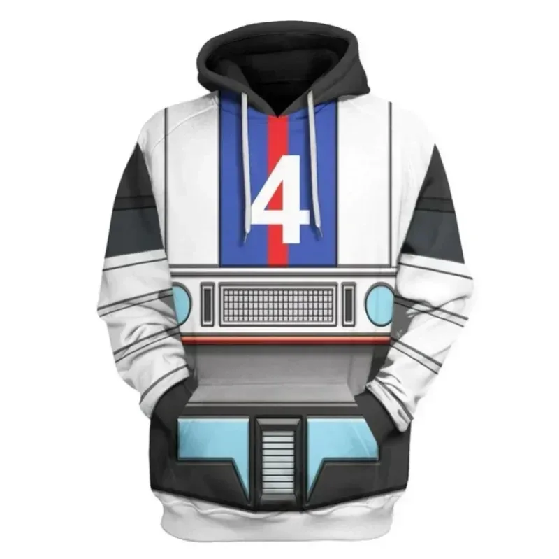 Bandai Brand's New 2026 Autumn-winter Collection Features A Stylish Cosplayer Men's Hooded Sweatshirt Inspired By Transformers