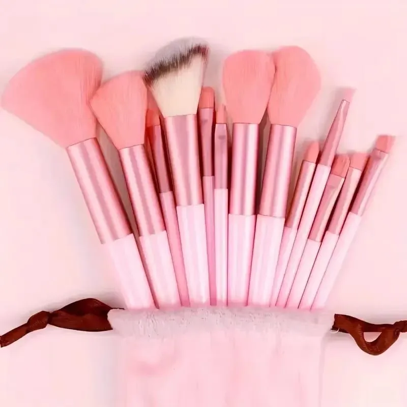 13Pcs Soft Fluffy Makeup Brushes Set for Cosmetics Foundation Blush Powder Eyeshadow Blending Blush Cosmetic Brushes