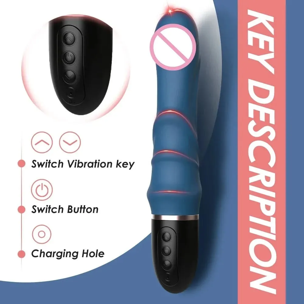 10 Modes Soft Silicone Vibrator for Women Big Dildo Massager Female Masturbator for Couples G-spot Clitoral Stimulator Sex Toys