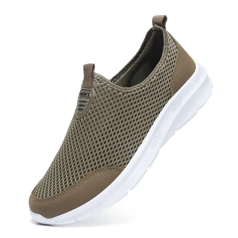 Men's Sneakers Breathable Mesh Men Casual Shoes Outdoor Non-Slip Big Size Loafers Walking Lightweight Male Tennis shoes