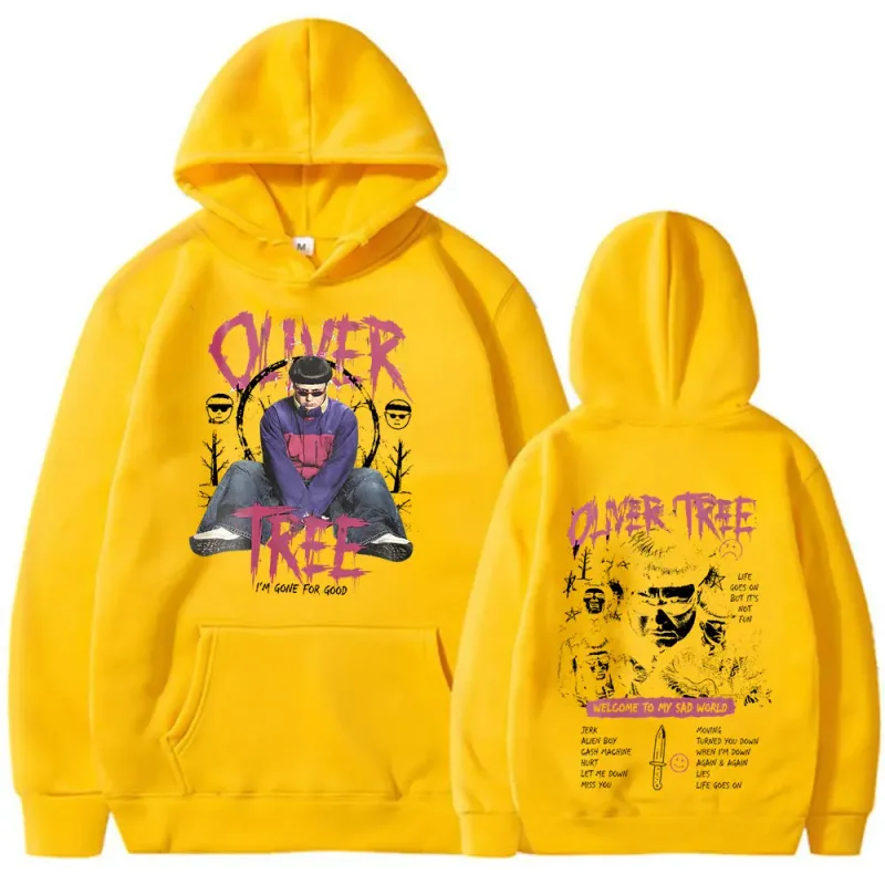 Oliver Tree Trùm Đầu Cuộc Sống Đi Vào 1993-2026 Người Hâm Mộ Tặng Áo Chui Đầu Nam Quần Áo Thời Trang Hip Hop Quá Khổ Áo Có Mũ Trùm Đầu — image 12