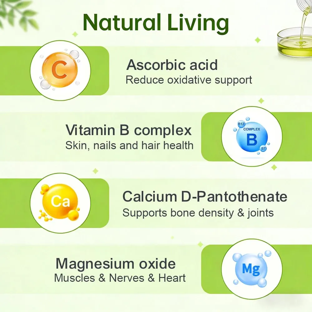 Comprehensive Multivitamin To Enhance Daily Nutrition Improve Immunity and Energy Support Heart Hair Skin and Nail Health Levels