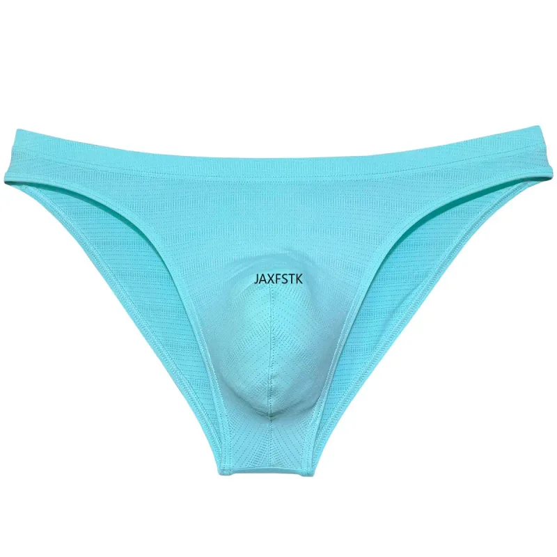Ultrathin Briefs Men's Underwear Enhancing Pouch Male Bikini Low Rise Underpants Summmer Single Layer Everyday Comfort