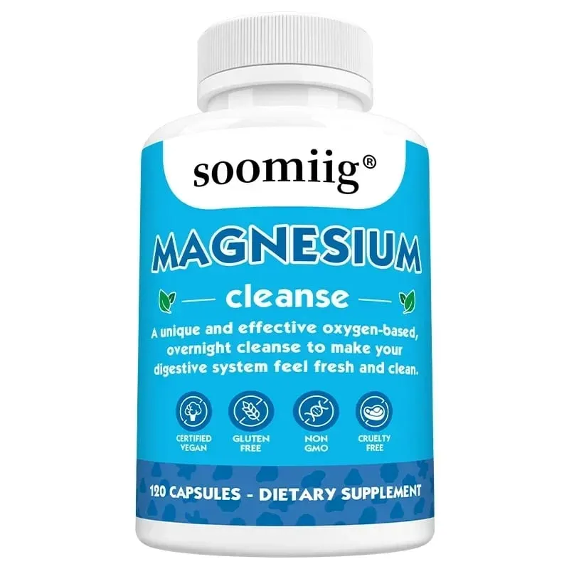 Magnesium Colon Cleanse Detox Occasional Constipation Relief Natural Ingredients Beneficial for Digestion and Gut Health
