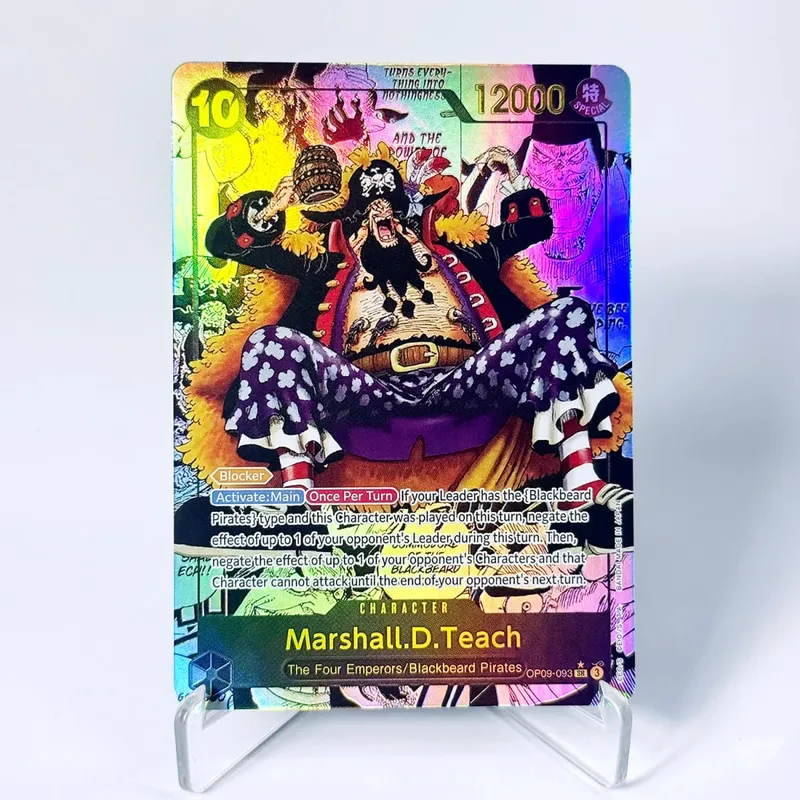OP09 One Piece Emperors in the New World Curated Deck Luffy Shanks Roger Buggy Zoro Dragon Foil Textured Proxy Cards English