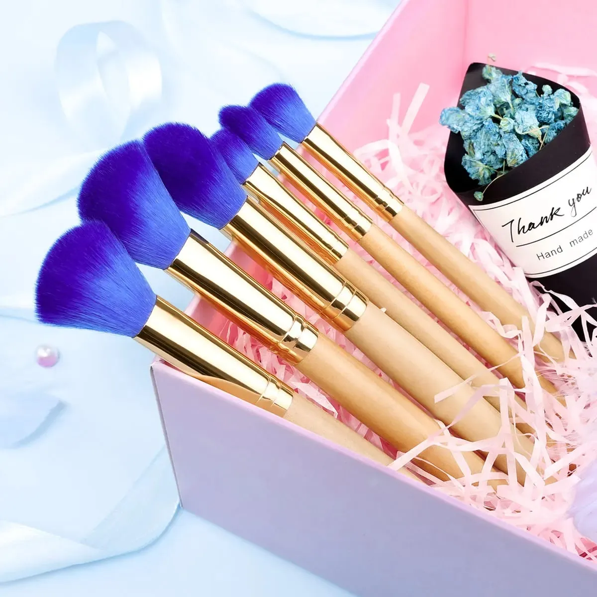 6pcs Makeup Brushes Set for Women Cosmetic Concealer Eyelashes Blush Loose Powder Eyeshadow Soft Fluffy Blending Beauty Tools — image 4