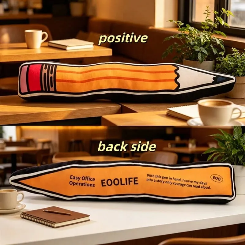 Pencil Stationery Plush Pillow Soft Sofa Cushion Adorably Home Decor Toy Comfortable Accompany Sleep Toy Creative Birthday Gift — image 9