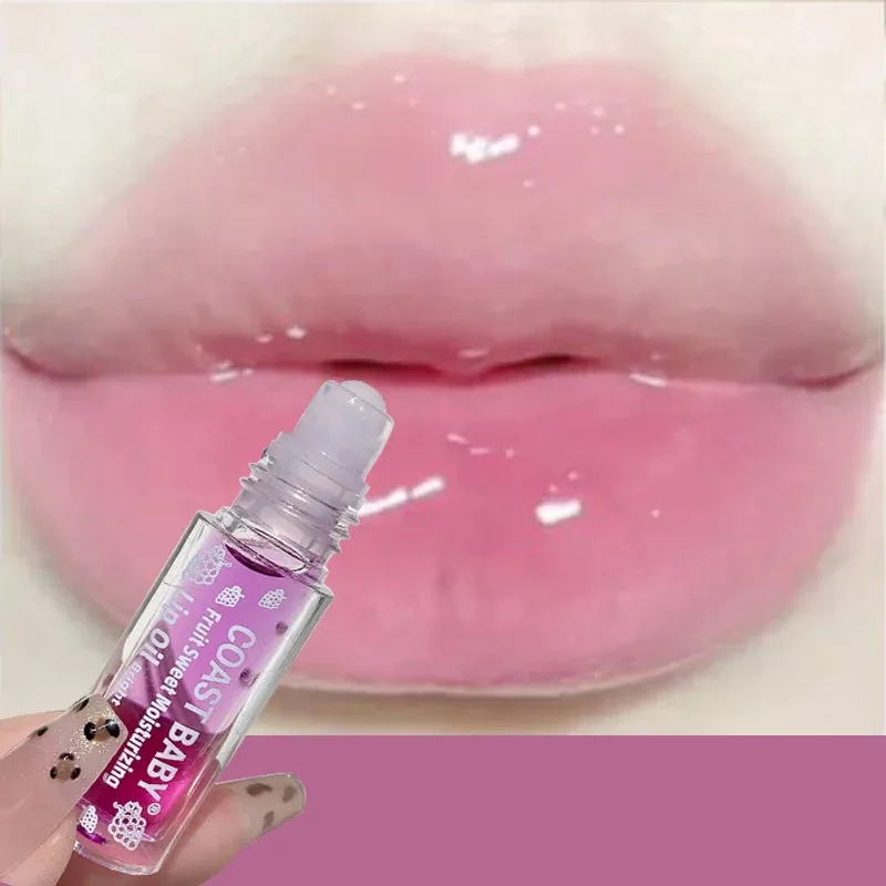 1 Pcs Long Lasting Hydrating Moisturizing Jelly Water Gloss Mirror Lip Gloss Transparent Colorless Lips Care Lip Oil Cosmetics