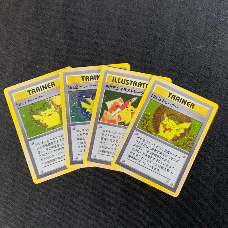 PKM Proxy Cards Japanese Rocket Neo Era Lugia e-Series Era Charizard Pikachu Illustrator Classic Holographic PTCG Collection Toy