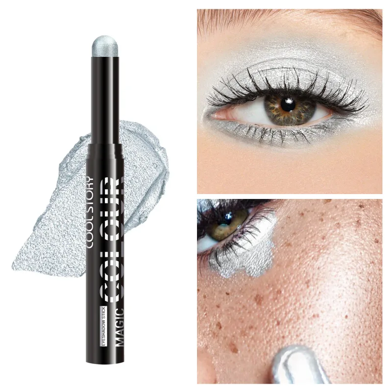2 in 1 Eyeshadow Lipstick Stick Pencil Waterproof Glitter Brighten Matte Eye Shadow Makeup Pigment Eyeshadow Pen — image 16