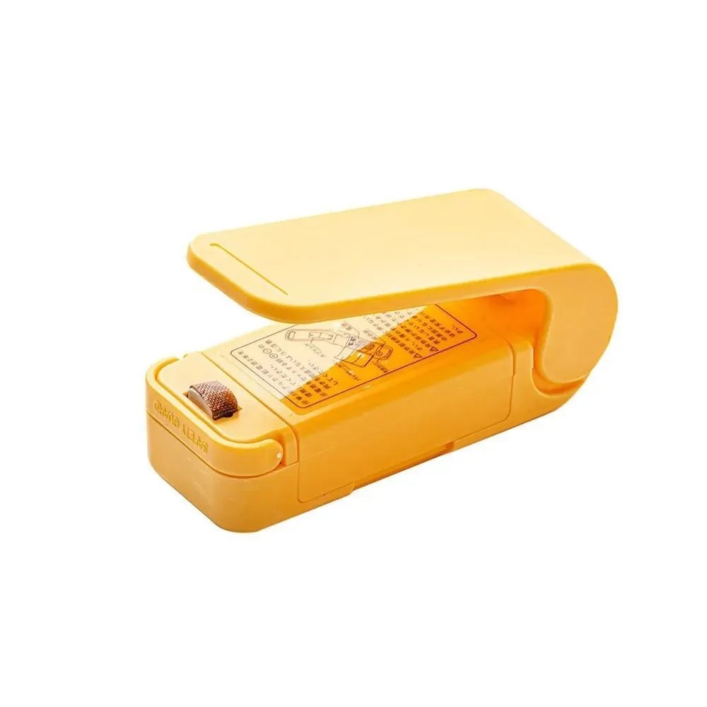 Mini Hea Bag Seal Machine Package Sealer Bags Thermal Plastic Food Bag — image 8