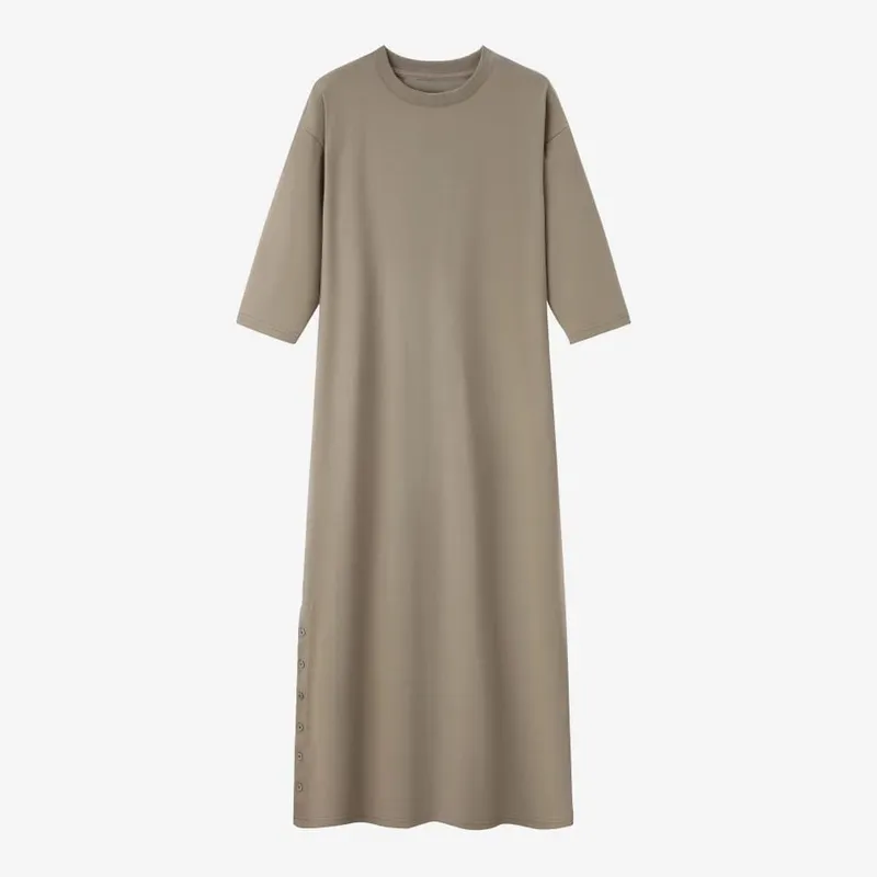AS SS26 oversize loose T-shirt dress + V neck T-shirt + skirt set casual style woman clothes