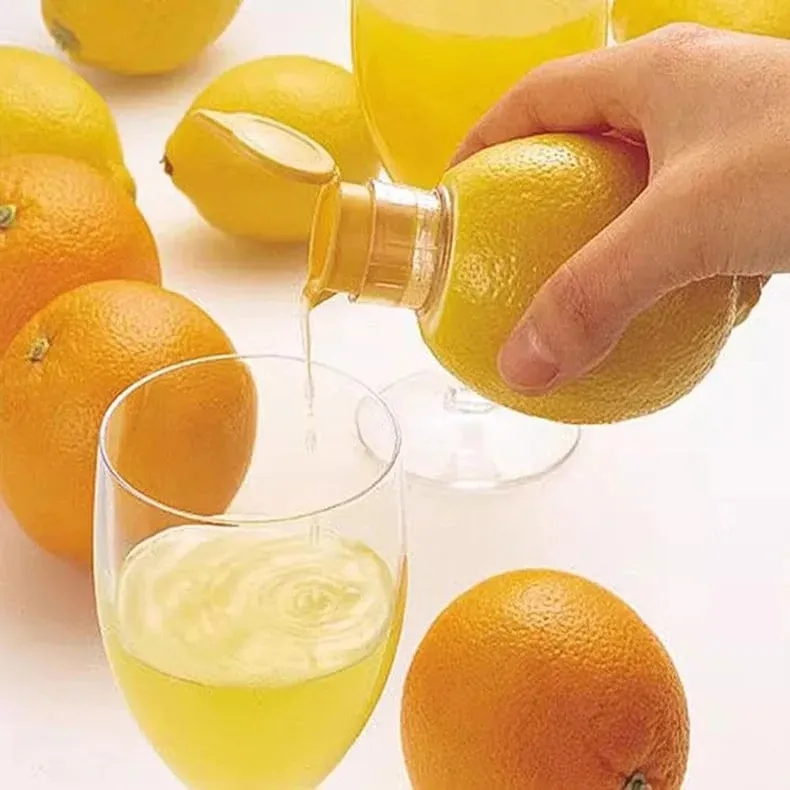 Portable Lemon Squeezer with Filter Manual Citrus Juicer Mini Orange Extractor Freshness Preserving Kitchen Juices Reamer