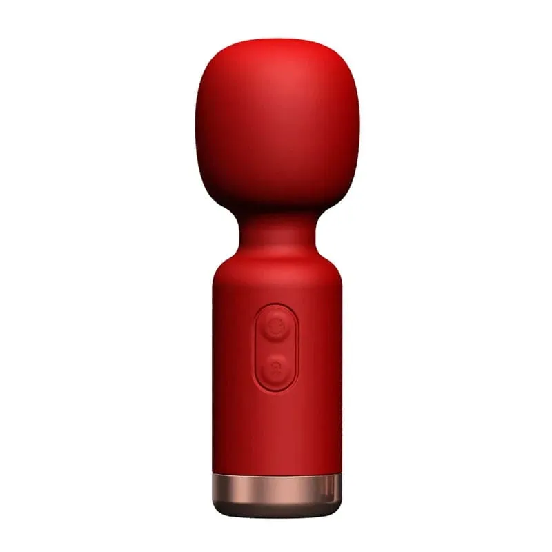 Mini Clitoral Stimulator AV Vibrator Wand with 10 Vibration Modes Portable Vibrating for G Spot Nipple Adult Sex Toy Massager