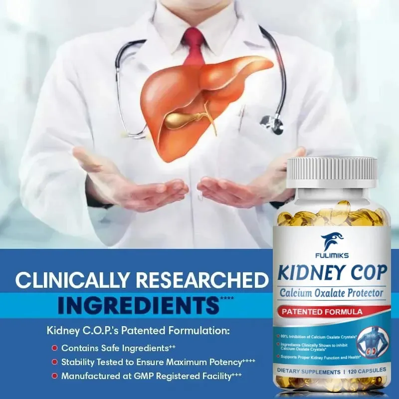 Advanced Kidney Care Capsules with Citric Acid & Vitamin B6 Supports Crystal Reduction Kidney & Urinary Health — image 3