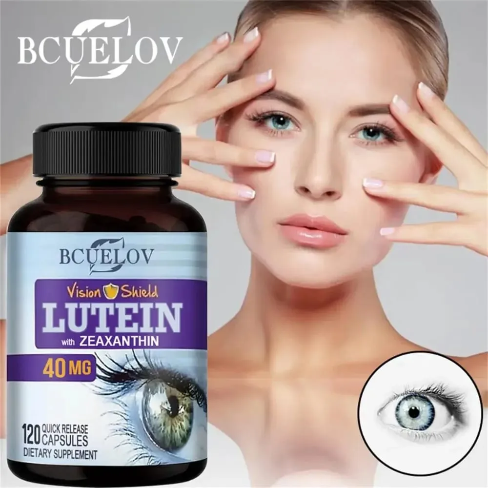 Lutein and Zeaxanthin Capsules 40mg Per Serving | Essential Eye Vitamins & Vision Health Dietary Supplement — image 4