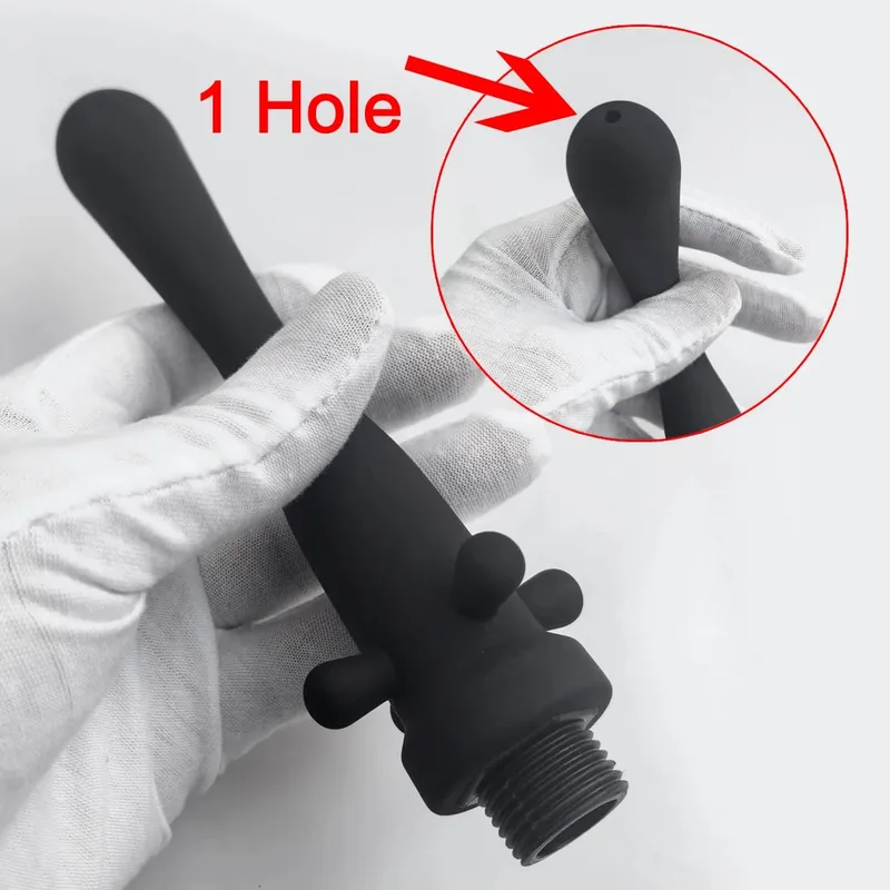 1 stk Silikone butt flush plug-in bruser lavement anal dilatatorer toiletrenser voksne sexlegetøj BDSM Bondage seksuel velvære