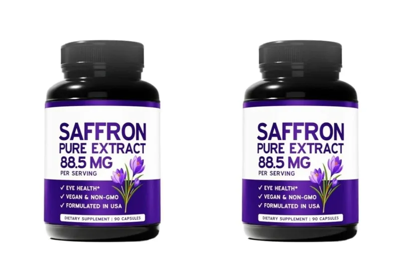 Saffron Extract Capsules 90 Count Vegan Non-GMO Gluten Free Dietary Supplement for Mood Energy and Eye Health Support — image 8