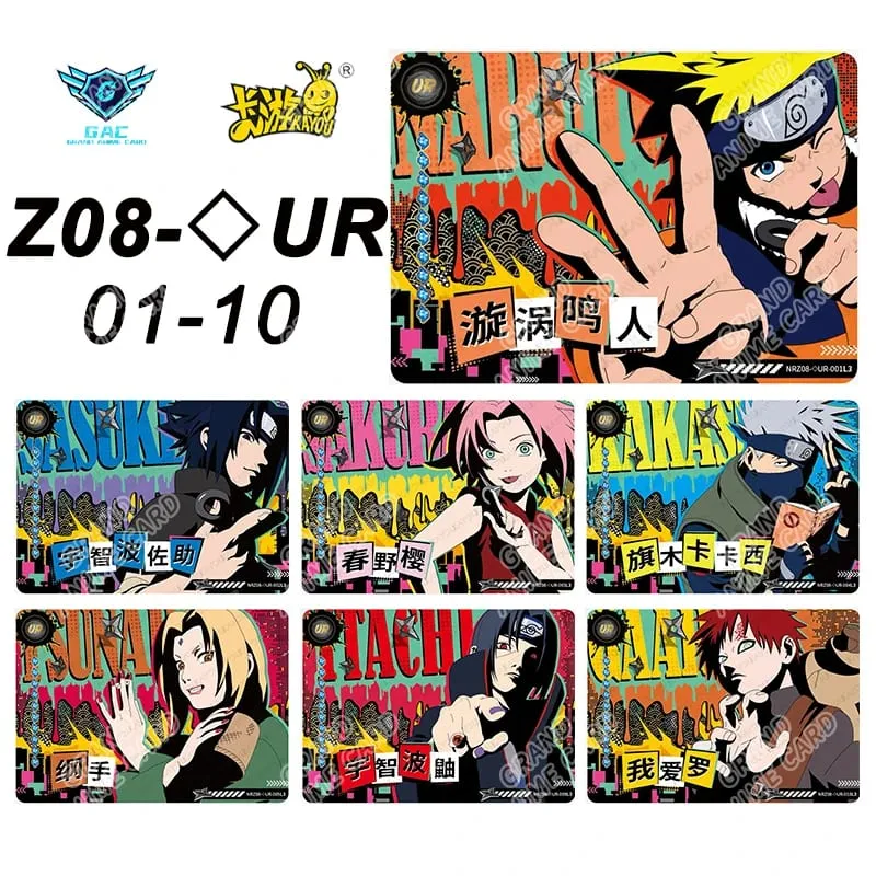 Kayou Naruto New T4W8 T2W9 Anime Rare Card Full Series ASP BP PU HR AR CR MR UR Complete Set Anime Collection Card Kids Toy Gift — image 15
