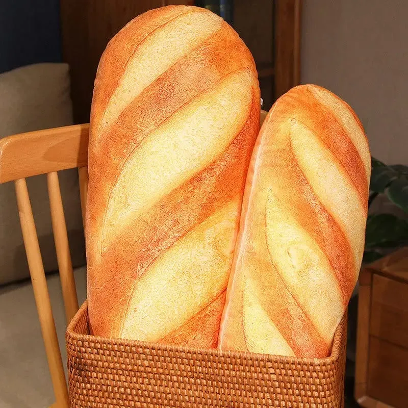 Wholesale Giant Bread Plush Long Pillow Toy Soft Funny Simulation Food Toy Creative Cushion Birthday Present Christmas Gift — image 6
