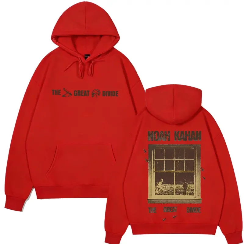 Noah Kahan The Great Divide Tour 2026 Graphic Hoodie Men Women Fashion Pullover Loose Casual Hip-hop High Quality Sweatshirts