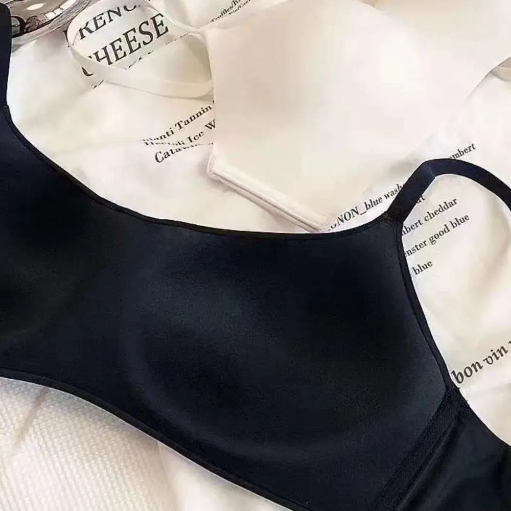 Soft Comfort Wireless Bra Thin Cup Breathable Fabric Seamless Bra Elastic Material Elastic Tube Top Bras Lingerie Beauty