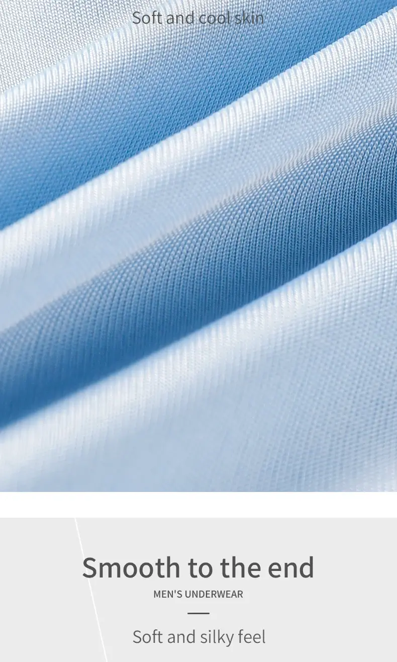 Panlalaking ice silk sports underwear panlalaki sa tag-araw na manipis na suot na binti tumatakbo makahinga malaking sukat pinalawig na pagsusuot ng crotch boxers
