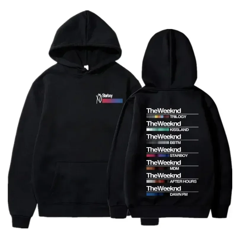 Retro The Weeknd Graphic Hoodie After Hours Til Dawn Oversized Sweatshirt Men's Women's Hip Hop Rock Hoodies Harajuku Streetwear — image 12