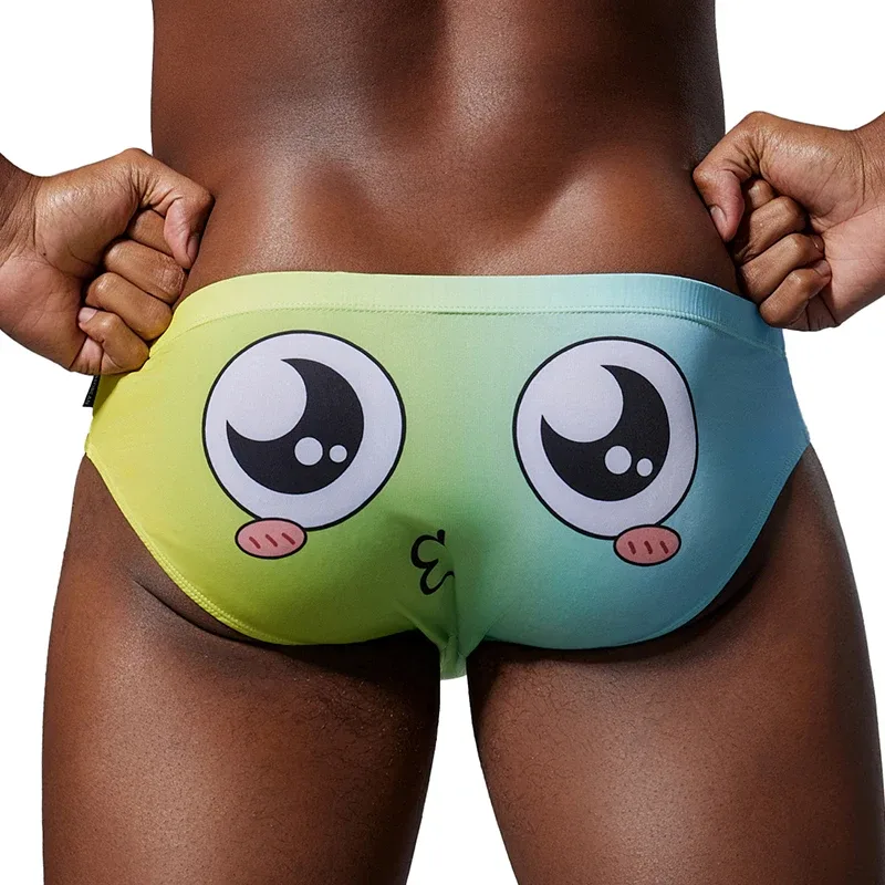 Men's triangular underwear with ice silk thin design, fast drying, high elasticity, low waist, sexy, slim fit, youth fashion