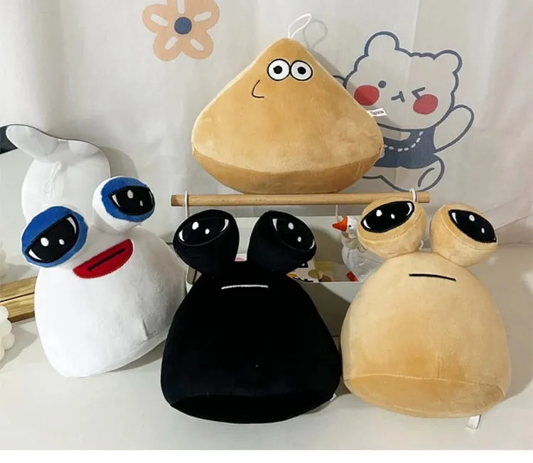 12/22cm Big Eyes E.T. Plush Pillow Stuffed POU Plush Toy Kawaii Cartoon Figure Man Gift