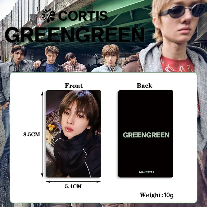A 5Pcs/Set Idol Boy CORTIS New Album GREENGREEN Lomo Cards Postcards Martin James Juhoon Seonghyeon Keonho Fan Gifts Collection