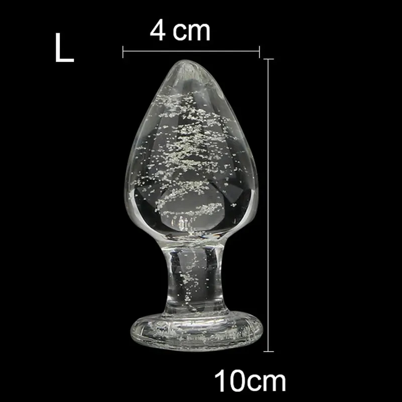 Perles anales en verre pour femmes et hommes, godemiché lumineux, masturbateur féminin, jouets sexuels, jeux de Couple pour hommes adultes, produits érotiques, 28-40mm — image 9
